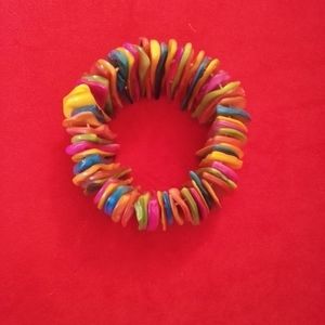 Multi Color Shell Bracelet
